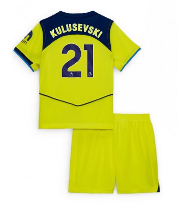 Tottenham Hotspur Dejan Kulusevski #21 Tredjetrøje Børn 2025-26 Kortærmet (+ Korte bukser)